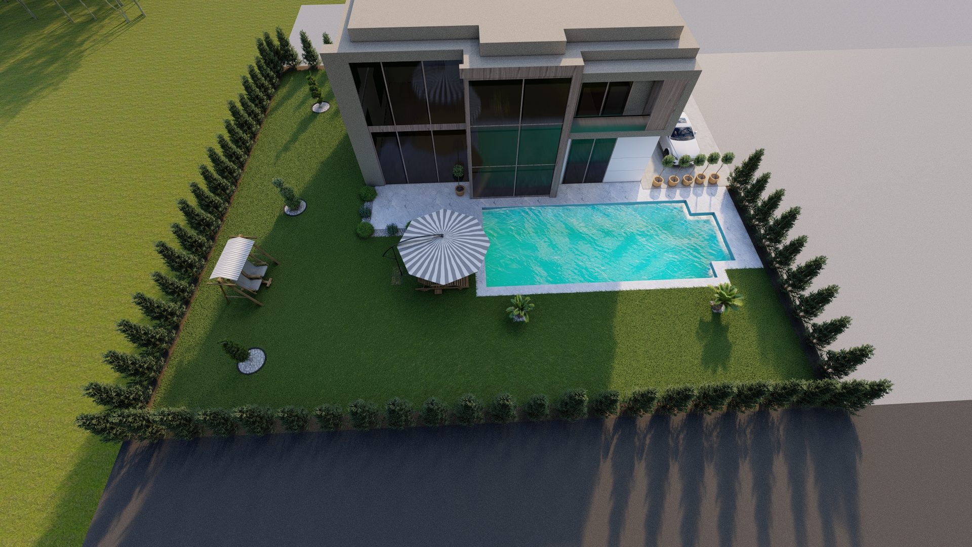 Yenice Trakpark Villa Peyzaj Tasarımı — fotoğraf 5